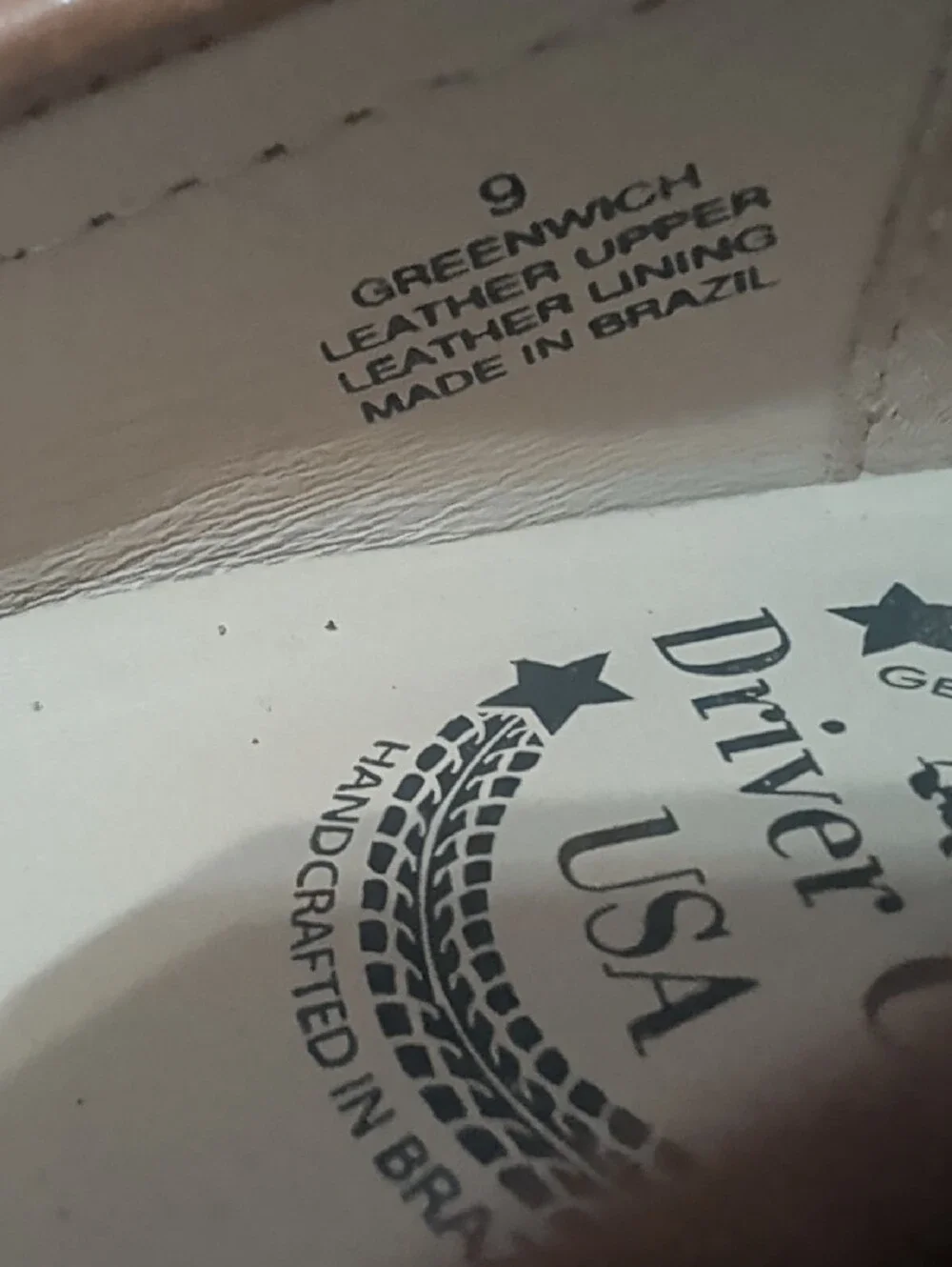 Driver Club USA Women's Tan Leather Penny Loafers
